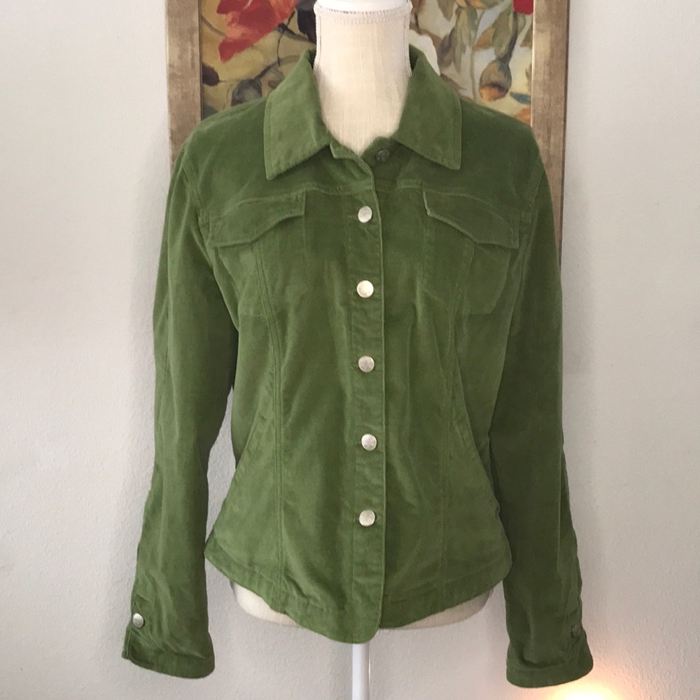 Green Corduroy Jacket Large